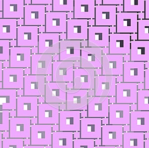 Green toned square and violet centre squre pattern - background