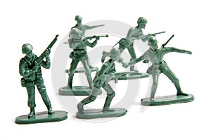 Green toy army