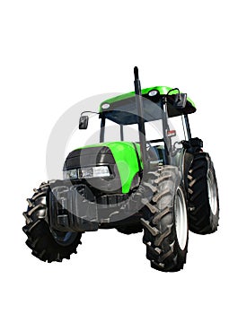 Green tractor