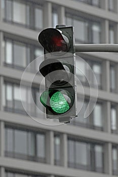 Green traffic light