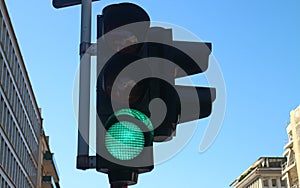 Green traffic light