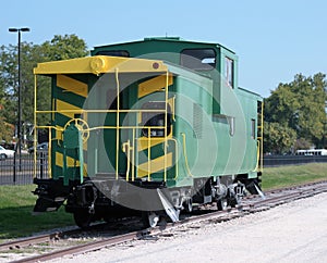 Green Train Car