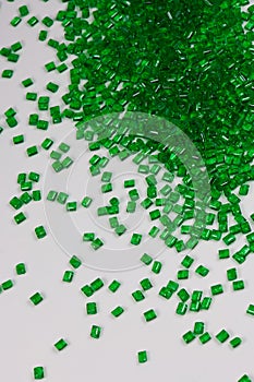 green transparent polymer for background