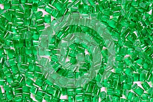 green transparent polymer for background