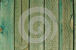 Green Treated Wood Background