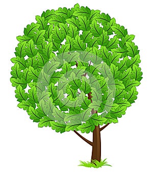 Green tree icon