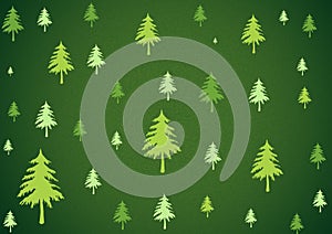 Green tree wallpaper design background