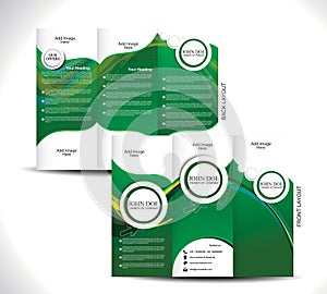 Green Tri Fold Brochure Design