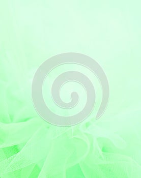 Green tulle tutu lace background