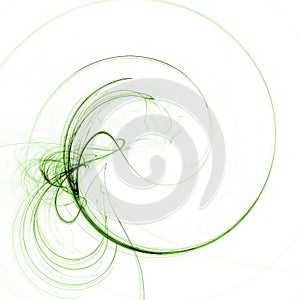 Green twirl photo