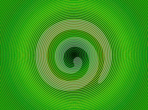Green twirl circular wave Background.