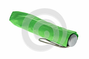 Green umbrella isolated