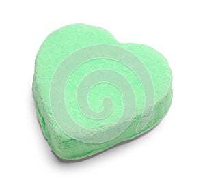 Green Valentines Candy Heart