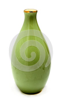 Green vase