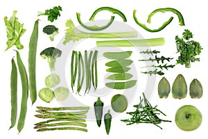 Green Vegetable Food Selection
