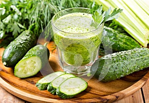 Green vegetable juice