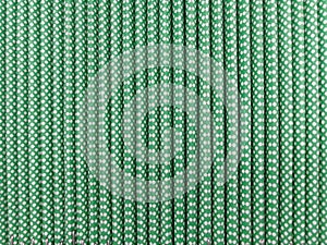 Green vertical line rows. Abstract textured background.