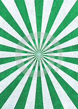 Green Vintage Circus rays tent sunburst pattern background