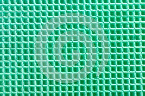 Green waffle texture closeup