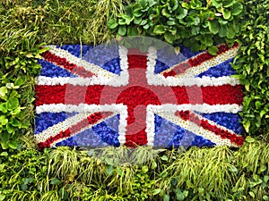 Green wall Union Jack