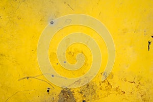Wall steel yellow rusty texture background