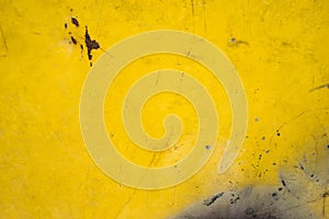 Wall steel yellow rusty texture background
