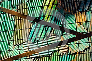 Wall zinc rusty texture background