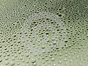 Green wallpaper ,Droplet on the plastik