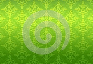 Green wallpaper pattern