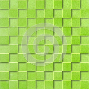 Green Watercolor Geometric Abstraction as Background