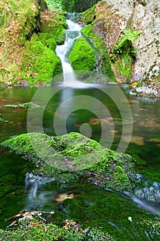 Green Waterfall cascade stream