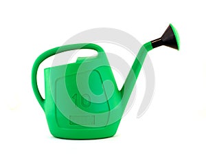 Green watering can