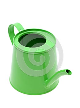 Green watering can