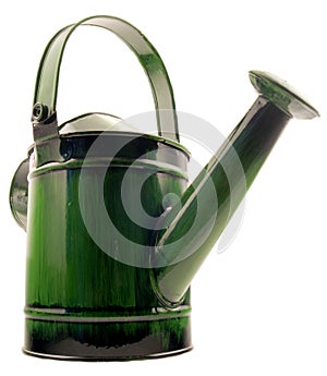 Green watering can