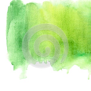 Green watery spreading illustration.