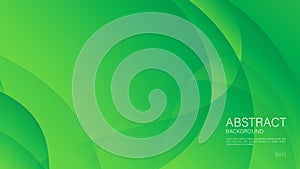 Green wave abstract background vector can be use cover, banner, wallpaper, flyer, brochure, book, printing media, card, web