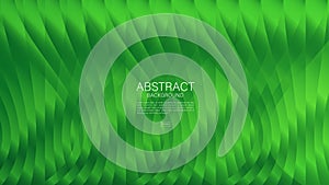 Green wave abstract background, wave pattern, Minimal Texture, web background, Green cover design, flyer template, banner