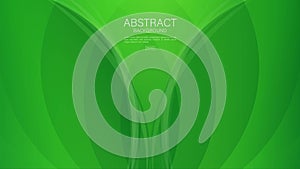 Green wave abstract background, wave pattern, Minimal Texture, web background, Green cover design, flyer template, banner