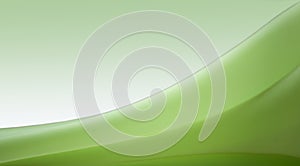 Green wave background