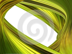 Green waves lines