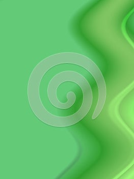 Green wavy abstract background