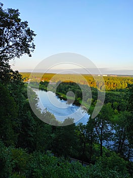 Green way in Lithuania  nature  river photo