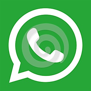 Green Whatsapp icon logo