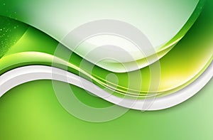 green and white gradient background