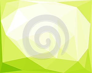 Green white pattern polygon background texture