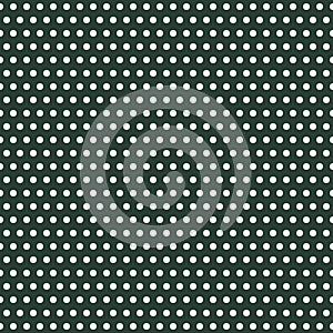Green and White Polka Dot Pattern Background
