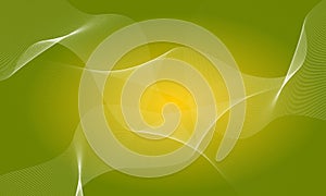 Green and white wave background,wallpaper,vector illustration.