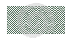 Green and White Zigzag Chevron Pattern Texture, vector design Generative AI