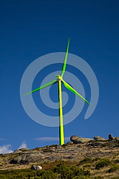 Green wind turbine