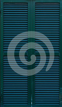 Green Window Shutters